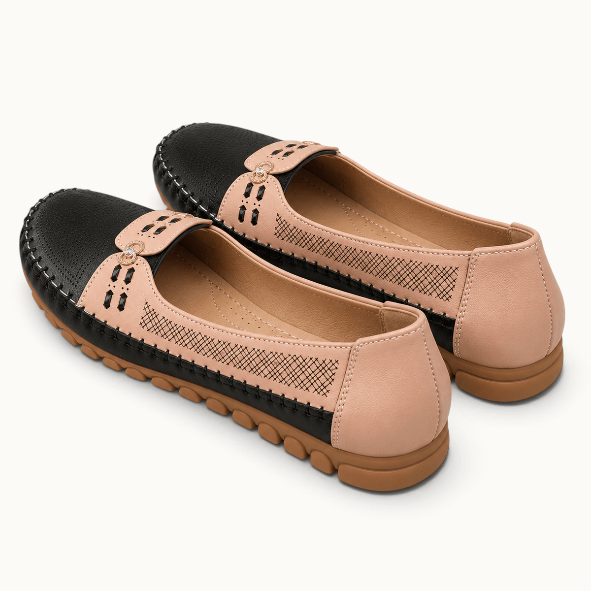montelore-souliers Mocassins Bicolores Souples