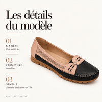 montelore-souliers Mocassins Bicolores Souples