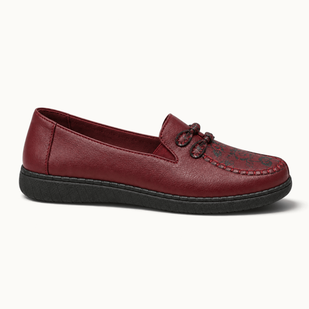 montelore-souliers Mocassins Bordeaux