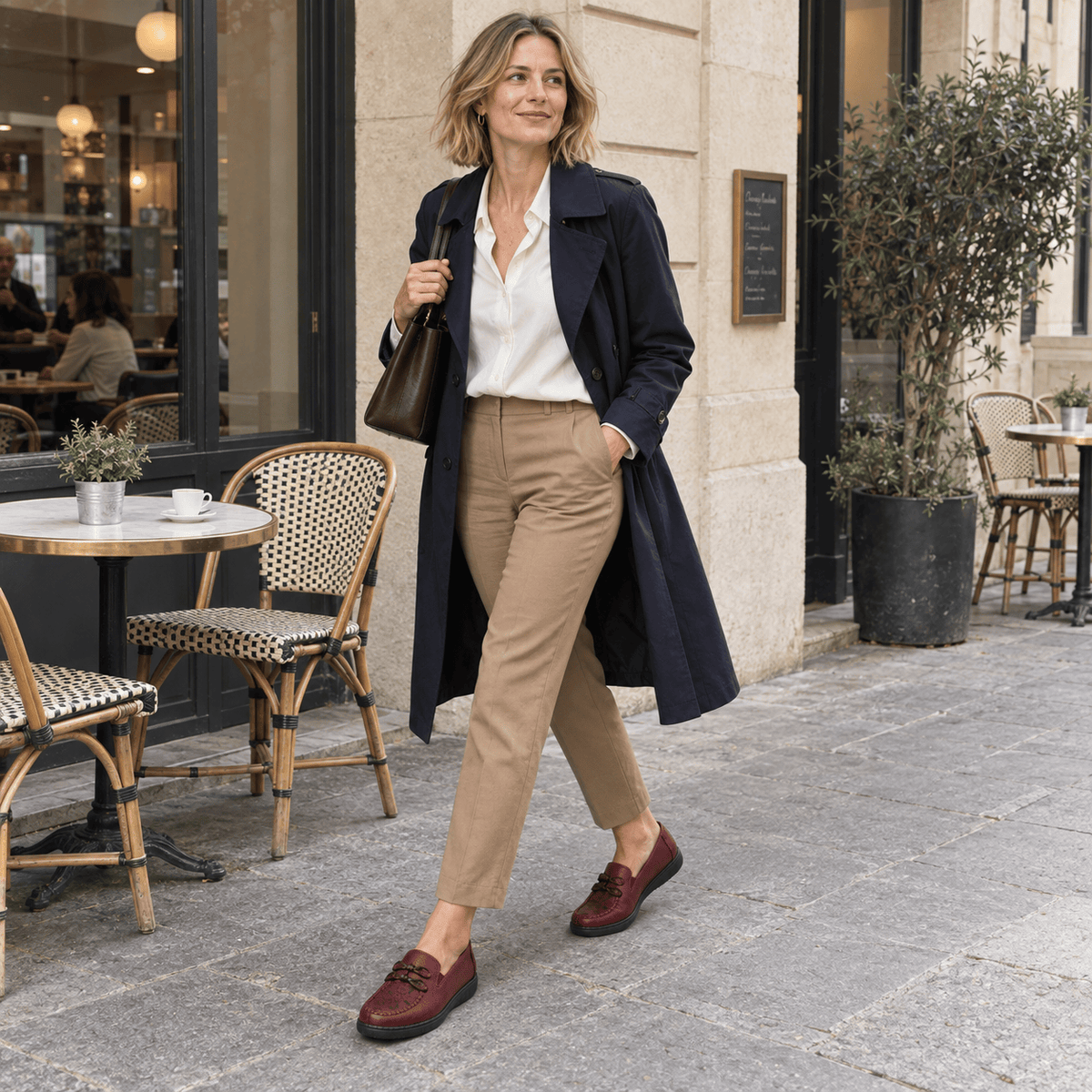 montelore-souliers Mocassins Bordeaux