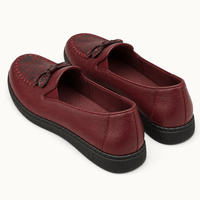 montelore-souliers Mocassins Bordeaux