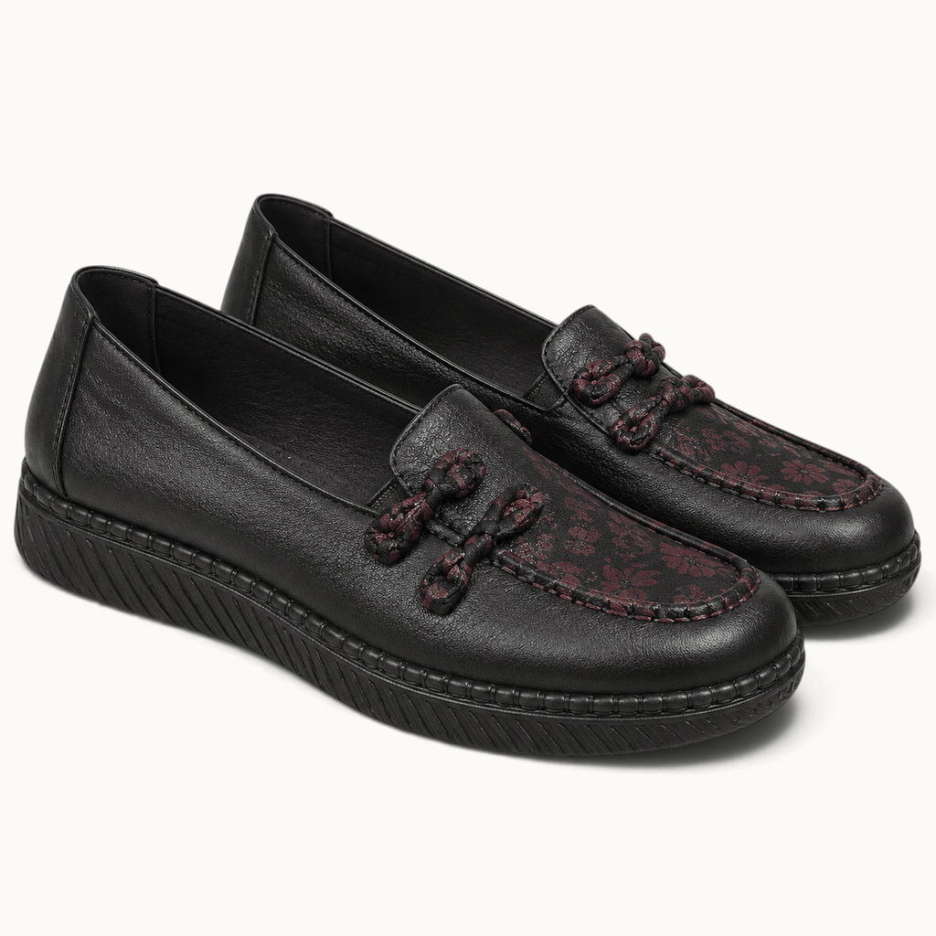 montelore-souliers Mocassins Bordeaux