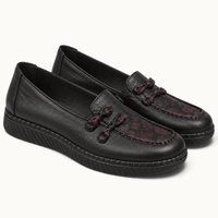 montelore-souliers Mocassins Bordeaux