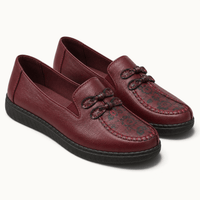 montelore-souliers Mocassins Bordeaux