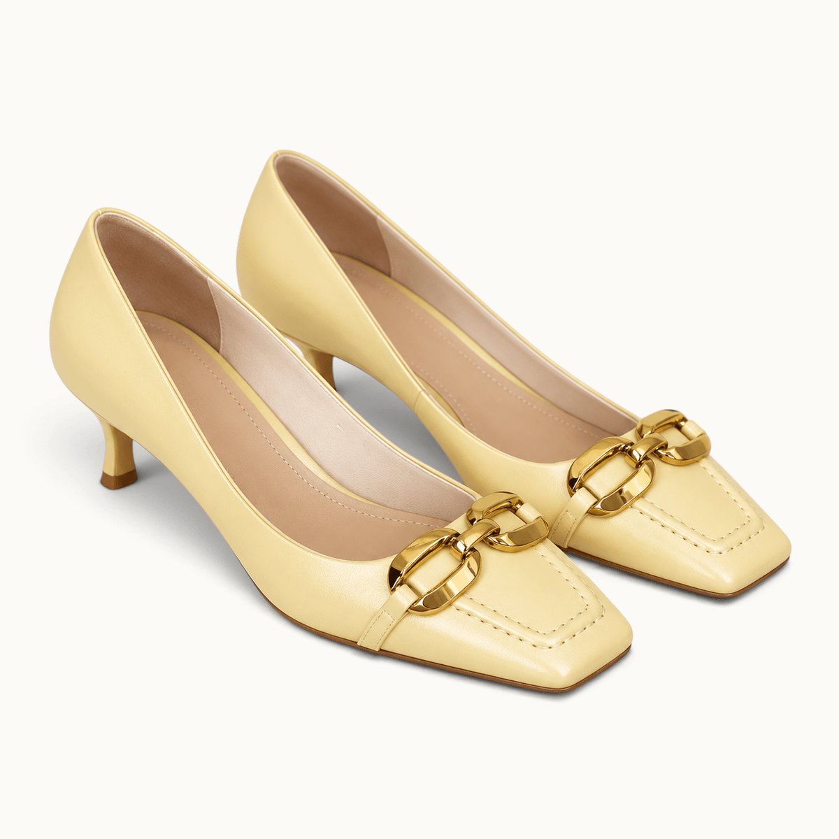 montelore-souliers Mocassins Bout Carré Talon Bas