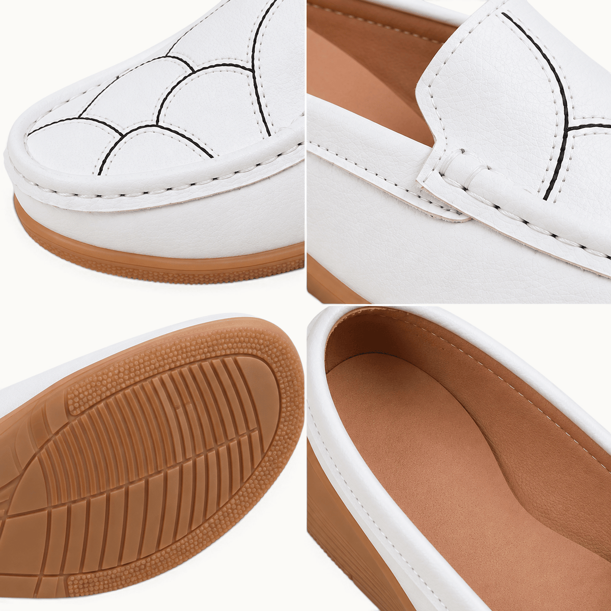 montelore-souliers Mocassins Compensées Style