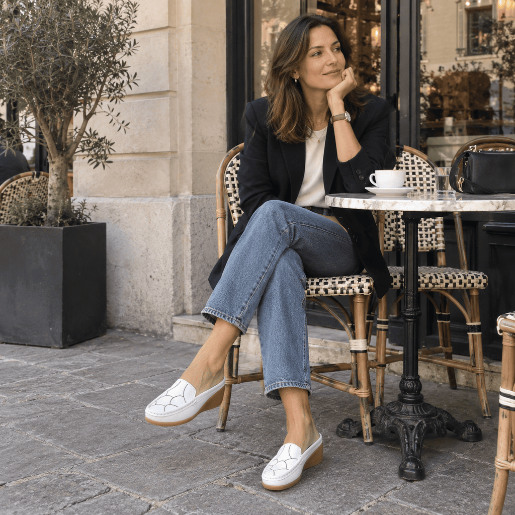 montelore-souliers Mocassins Compensées Style