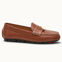 montelore-souliers Mocassins Croûte De Cuir Marron