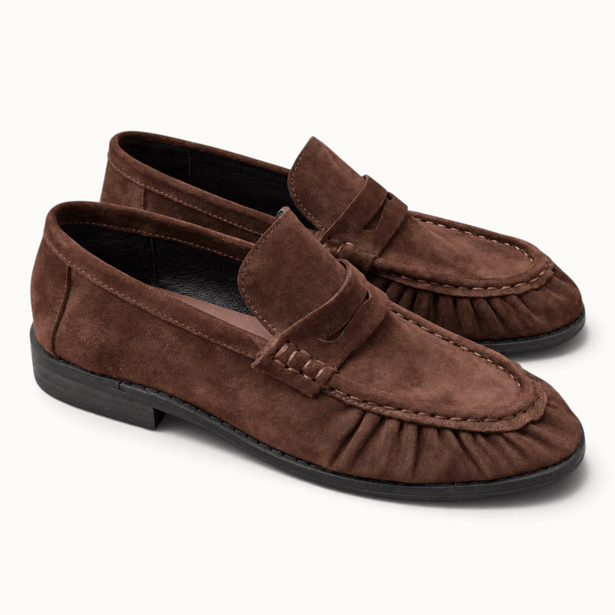 montelore-souliers Mocassins Cuir Daim