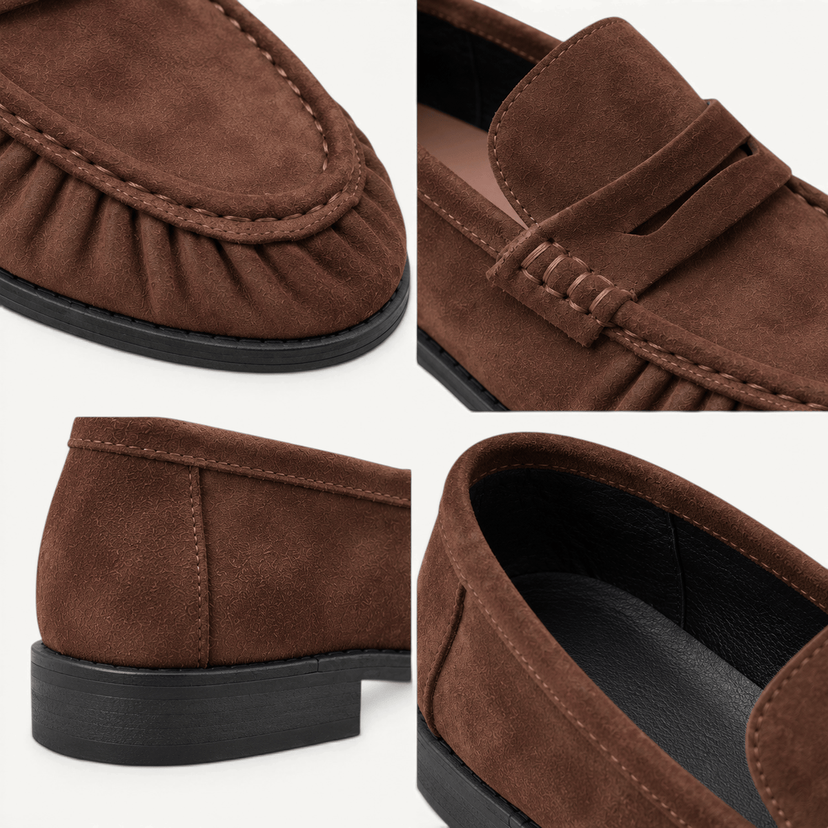 montelore-souliers Mocassins Cuir Daim