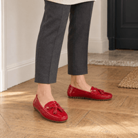 montelore-souliers Mocassins Cuir De Vachette Verni