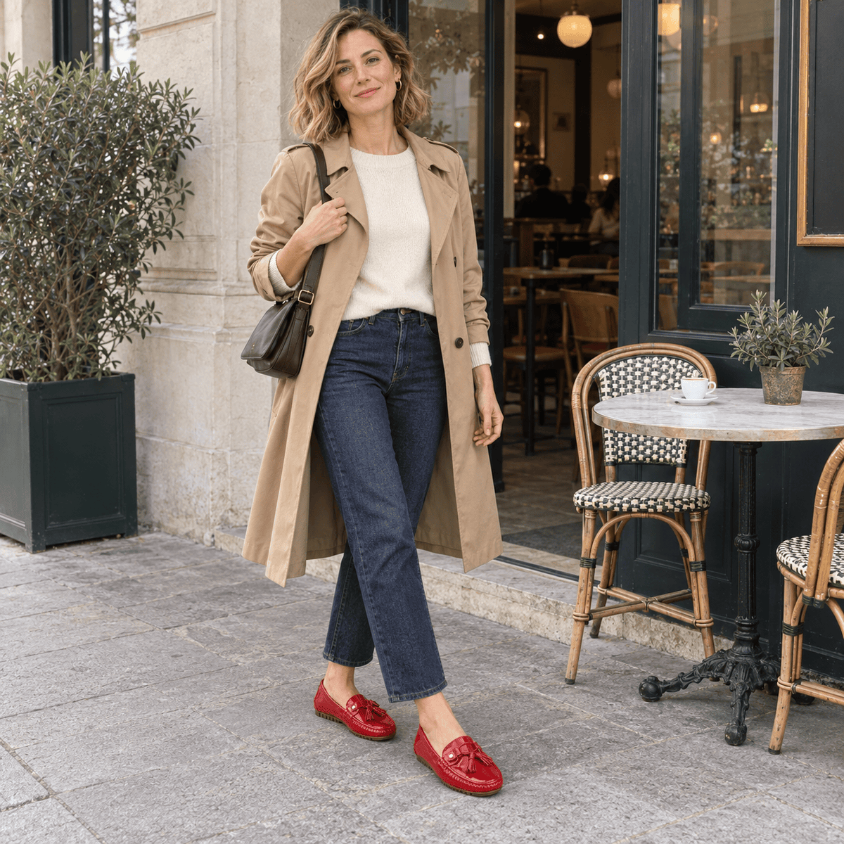 montelore-souliers Mocassins Cuir De Vachette Verni