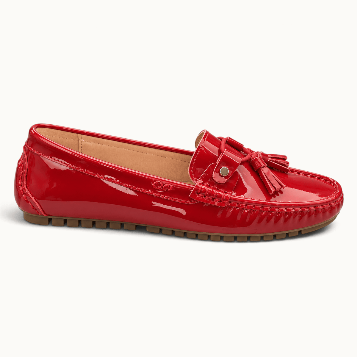 montelore-souliers Mocassins Cuir De Vachette Verni