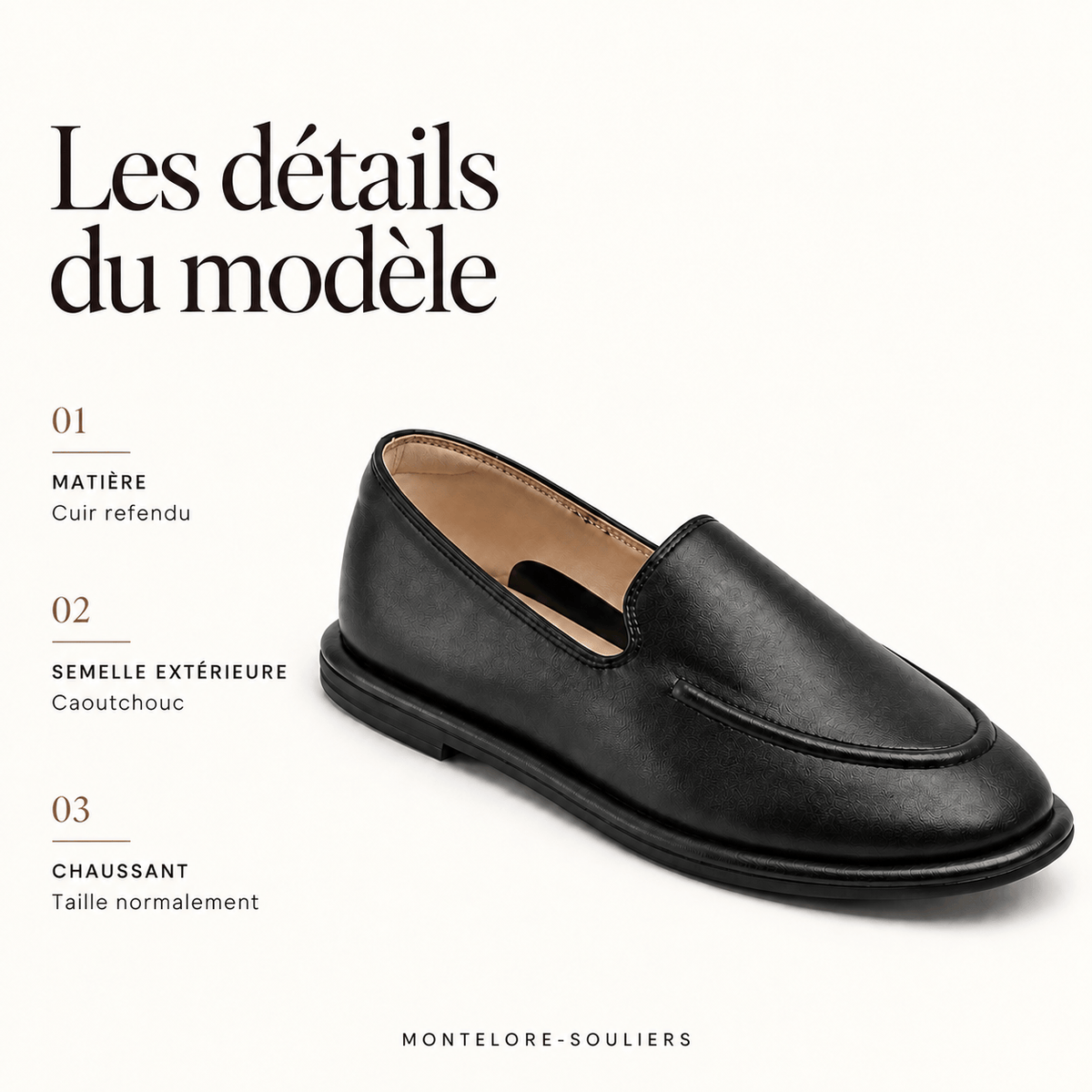 montelore-souliers Mocassins Cuir Femme Plats