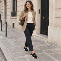 montelore-souliers Mocassins Cuir Noir