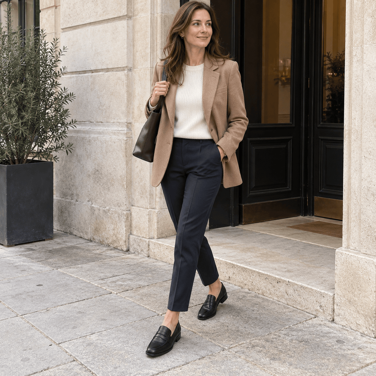 montelore-souliers Mocassins Cuir Souple Femme Plats