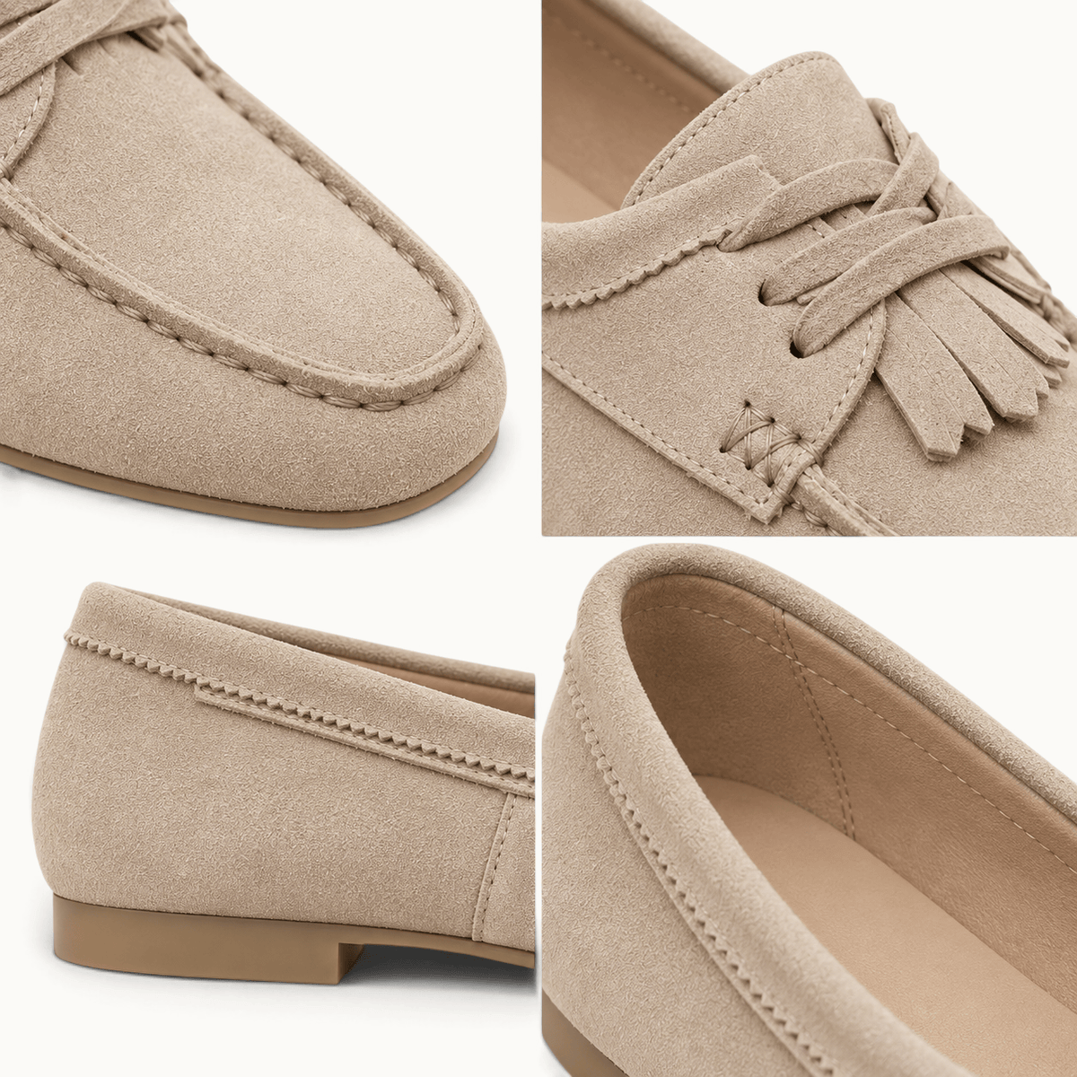 montelore-souliers Mocassins Cuir Souple Suédé
