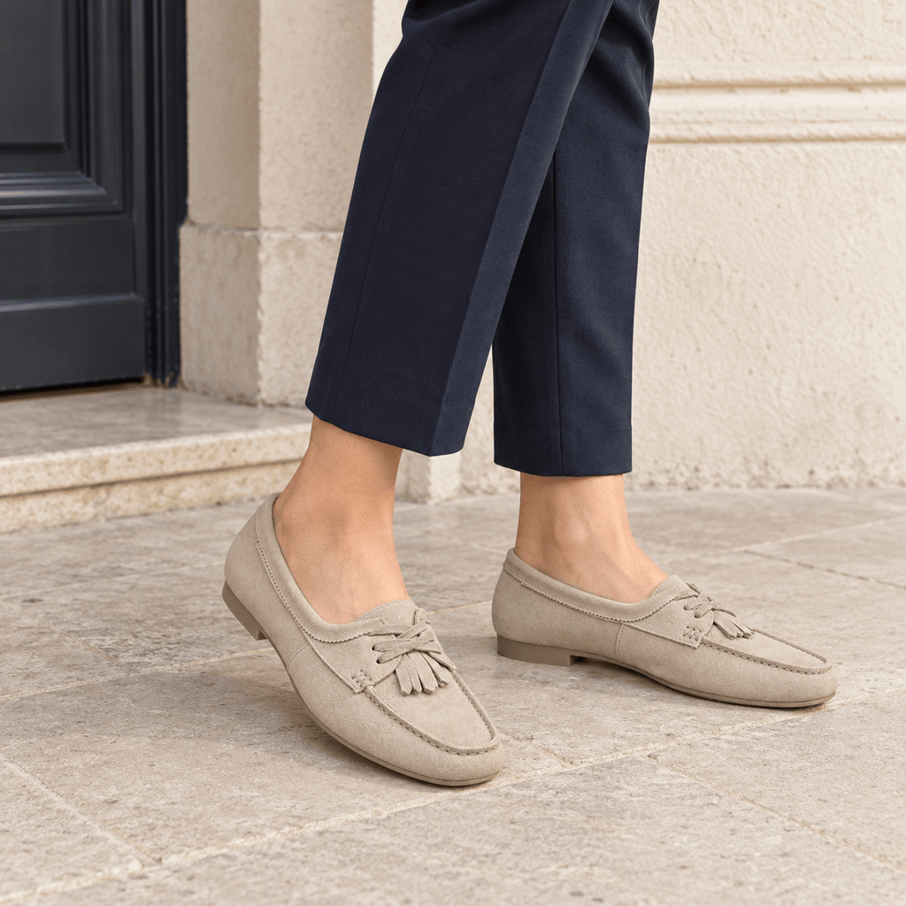 montelore-souliers Mocassins Cuir Souple Suédé