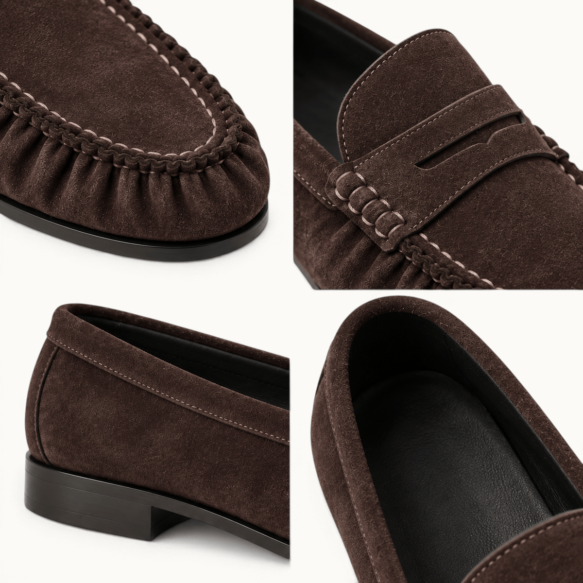montelore-souliers Mocassins Daim