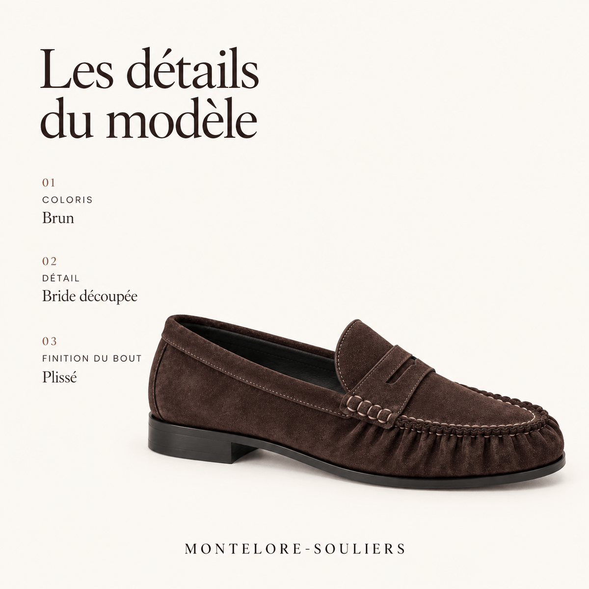 montelore-souliers Mocassins Daim