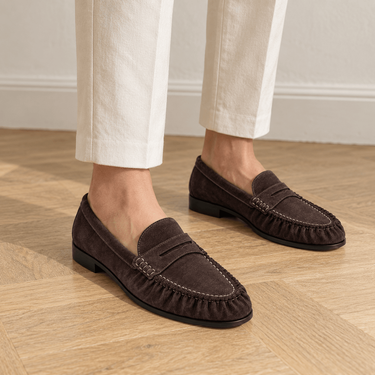 montelore-souliers Mocassins Daim