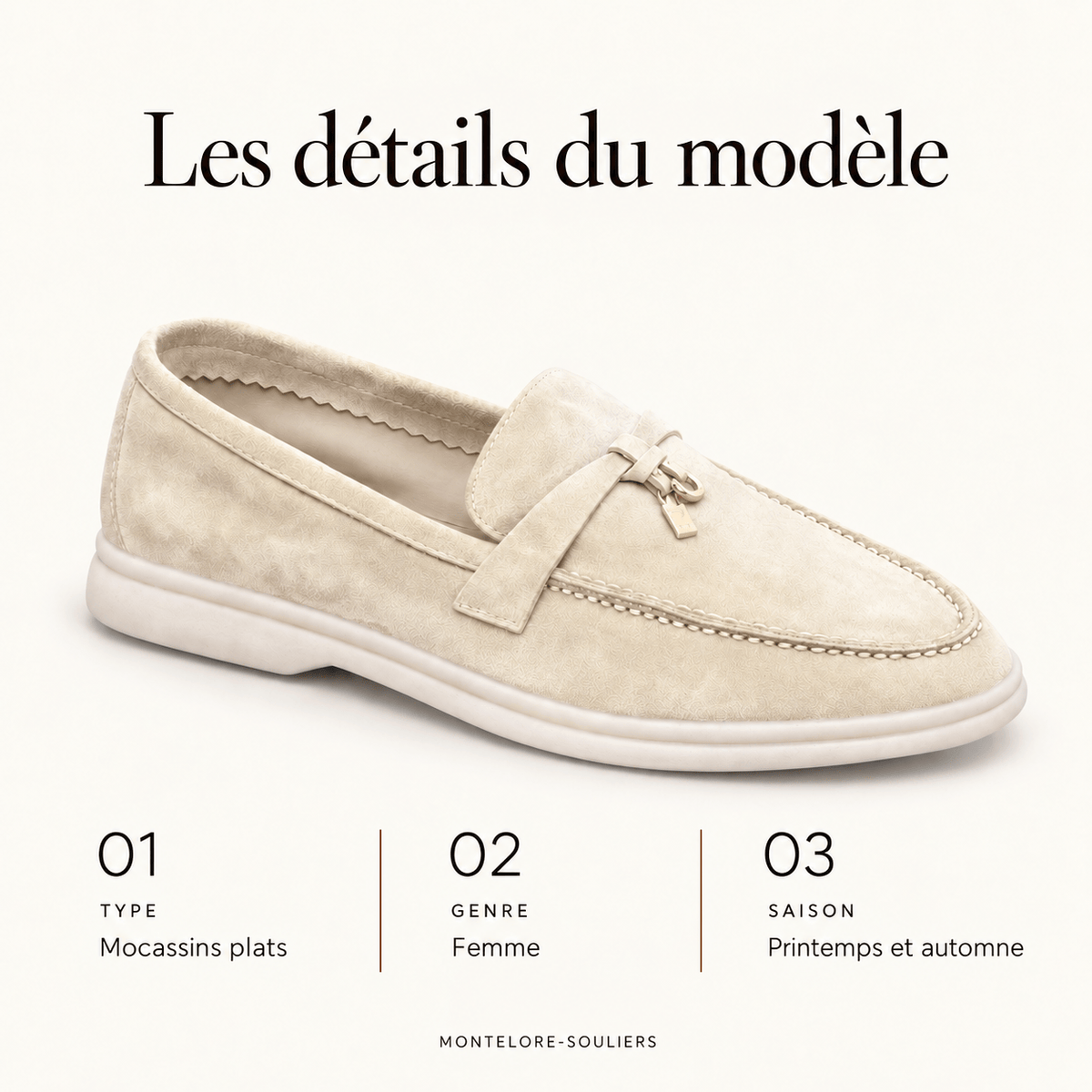 montelore-souliers Mocassins Daim