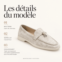 montelore-souliers Mocassins Daim Beige