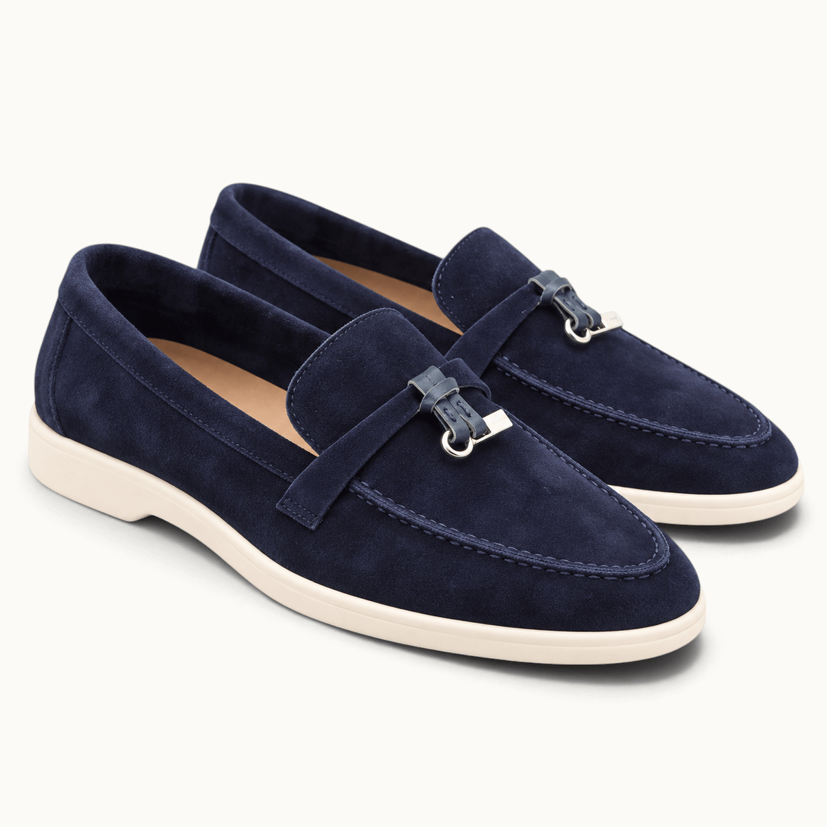 montelore-souliers Mocassins Daim De Chevreau Noirs