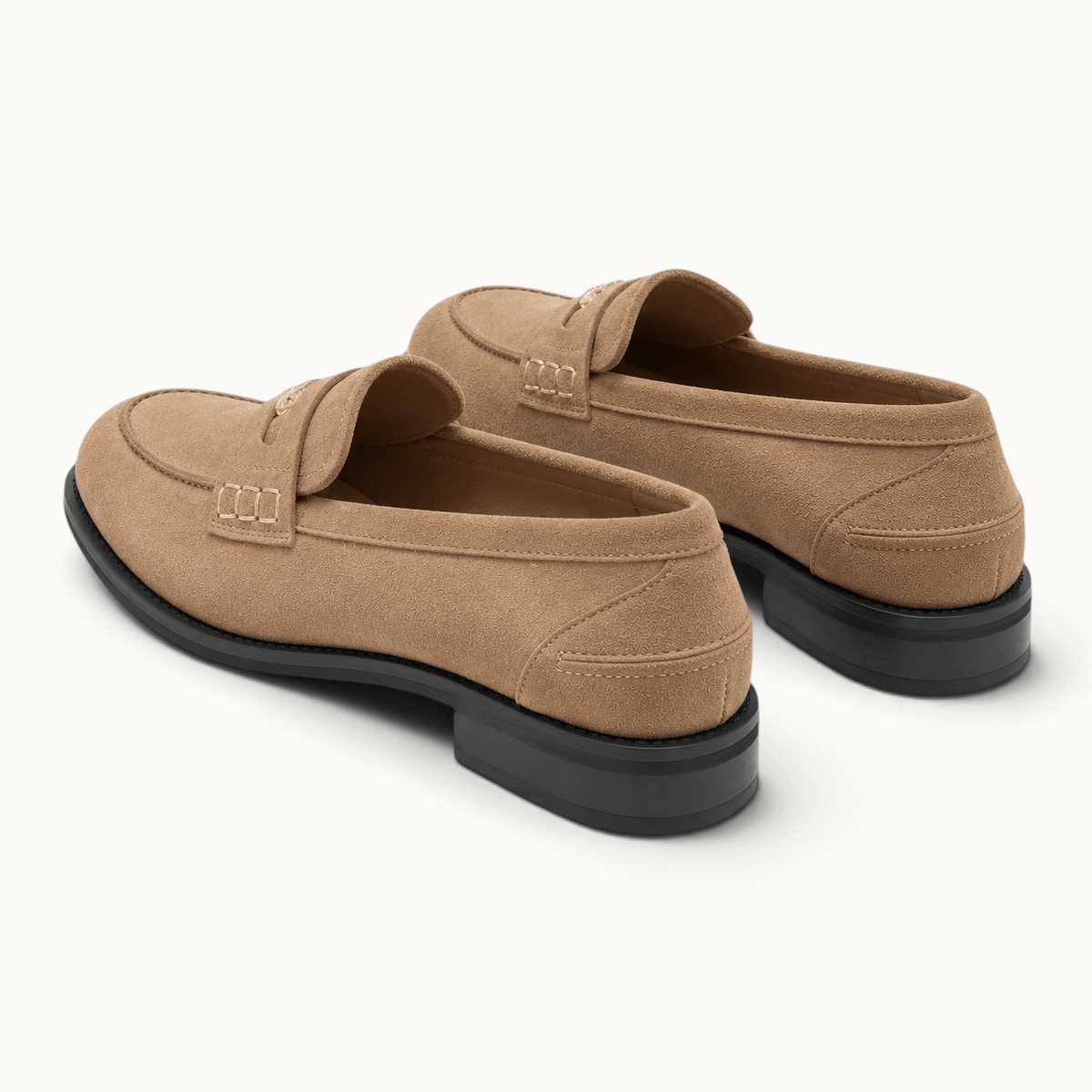 montelore-souliers Mocassins Daim Femme Cuir Suédé Plats