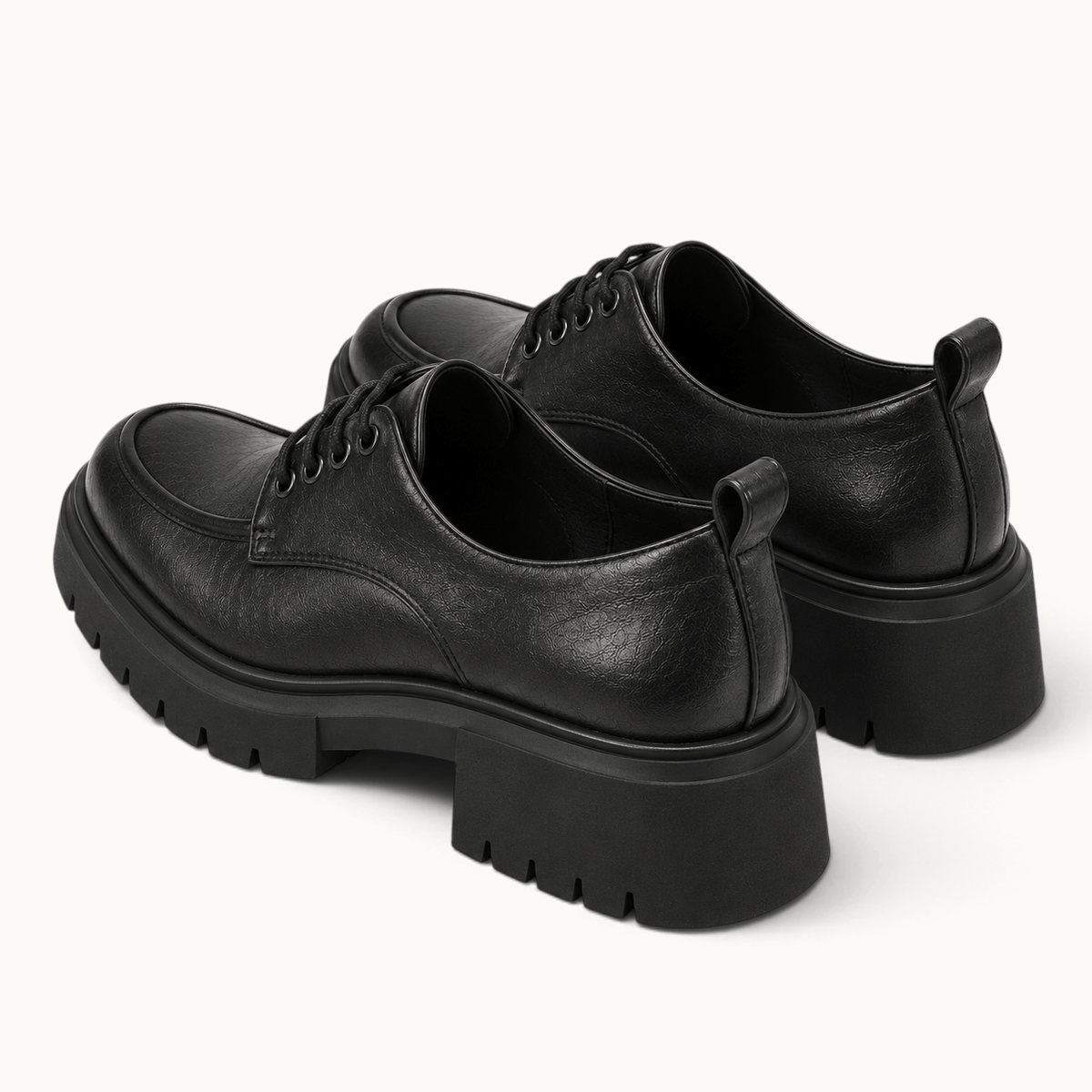 montelore-souliers Mocassins Derbies À Lacets À Plateforme Basse