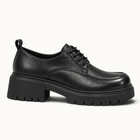 montelore-souliers Mocassins Derbies À Lacets À Plateforme Basse