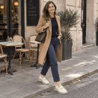 montelore-souliers Mocassins En Croûte De Cuir À Plateforme