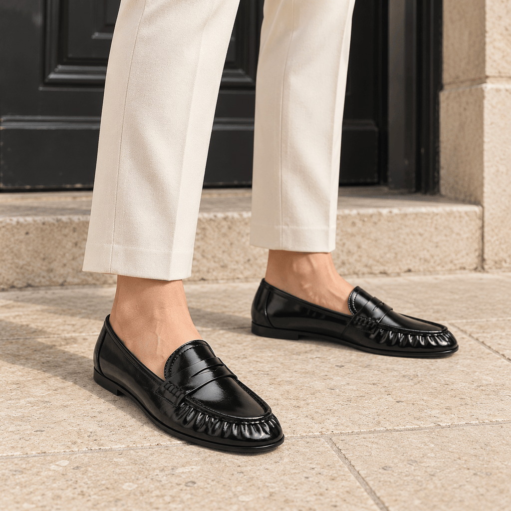 montelore-souliers Mocassins En Cuir
