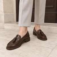 montelore-souliers Mocassins En Cuir À Gland