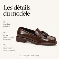 montelore-souliers Mocassins En Cuir À Gland
