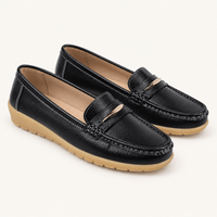 montelore-souliers Mocassins En Cuir Beige
