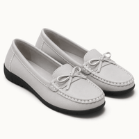 montelore-souliers Mocassins En Cuir Bleu Marine