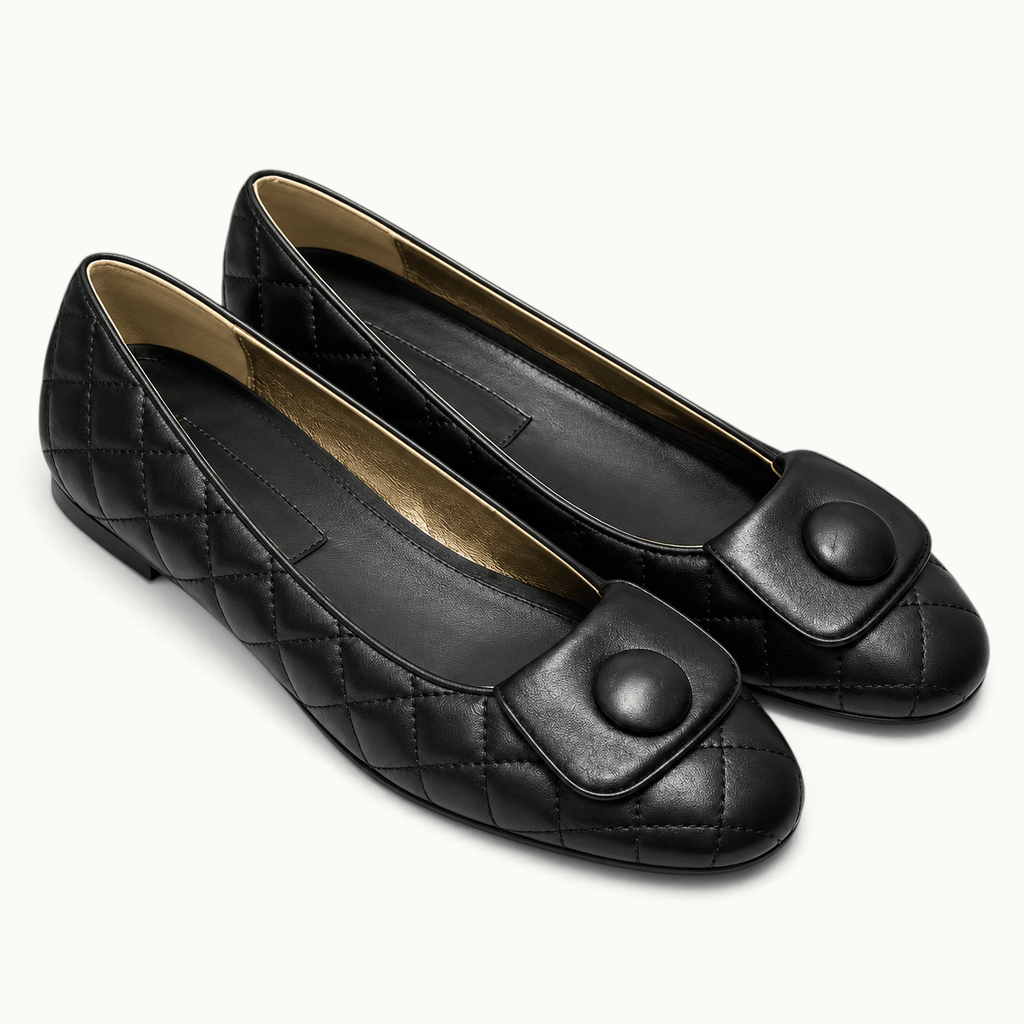 montelore-souliers Mocassins En Cuir Matelassées