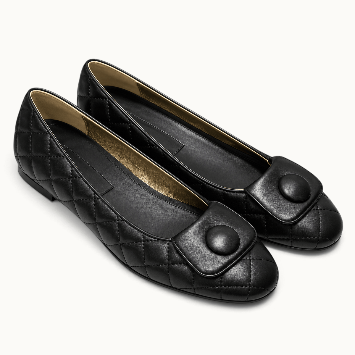 montelore-souliers Mocassins En Cuir Matelassées