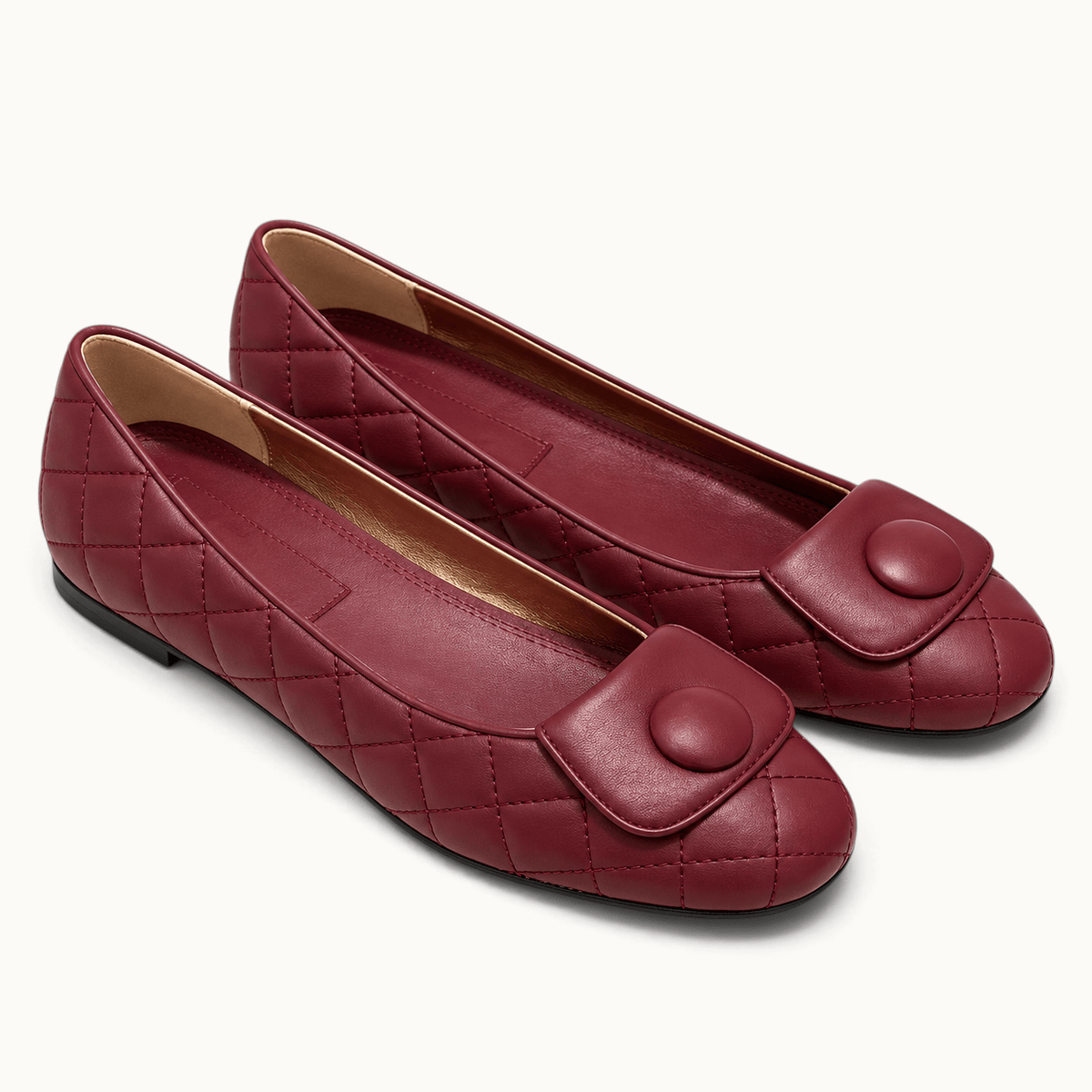 montelore-souliers Mocassins En Cuir Matelassées