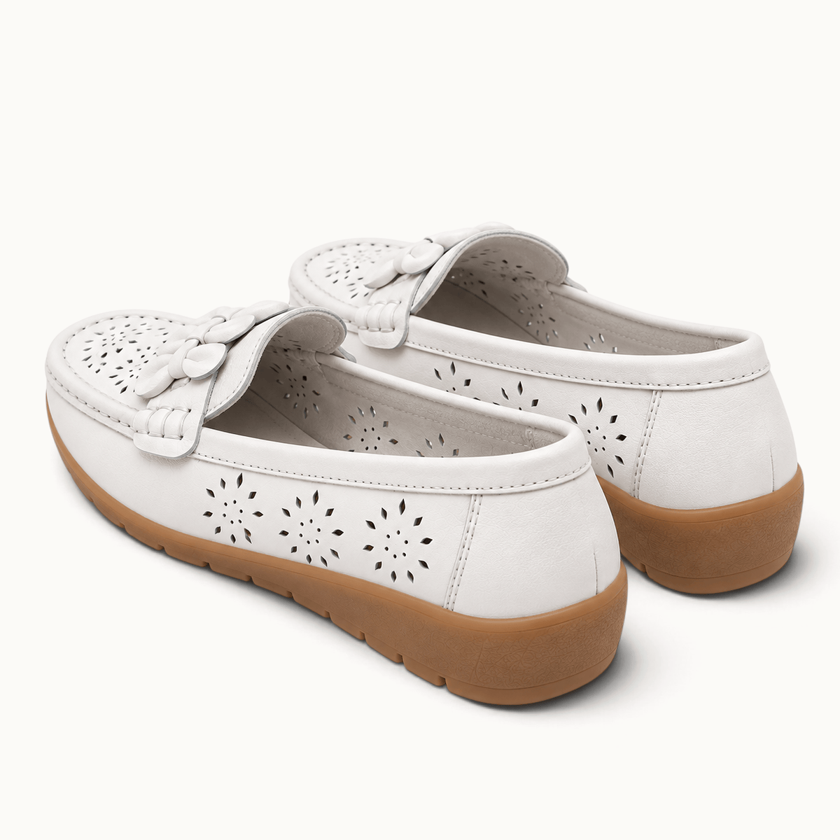 montelore-souliers Mocassins En Cuir Perforés