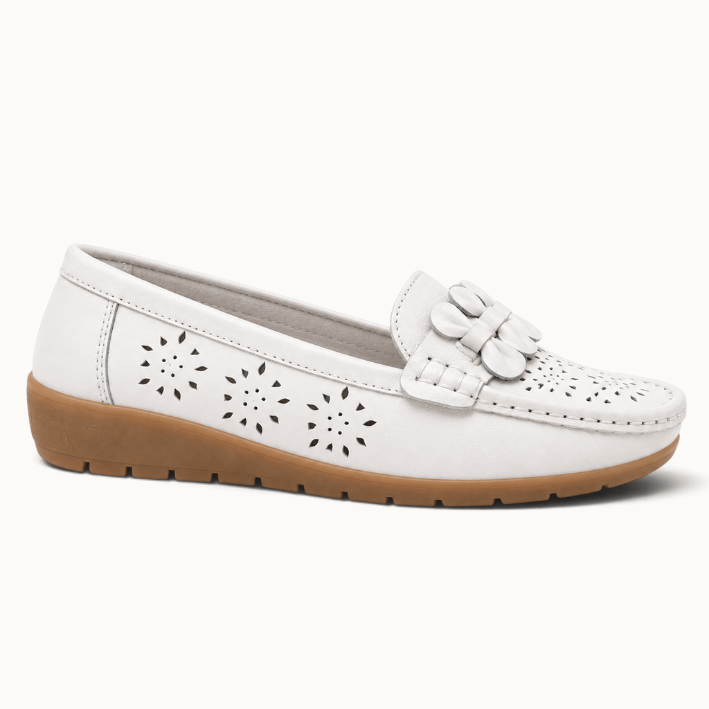 montelore-souliers Mocassins En Cuir Perforés