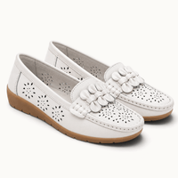 montelore-souliers Mocassins En Cuir Perforés