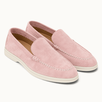 montelore-souliers Mocassins En Cuir Rose