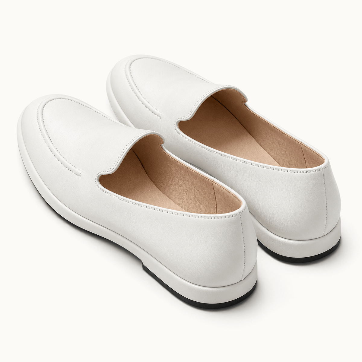 montelore-souliers Mocassins En Cuir Sans Lacets