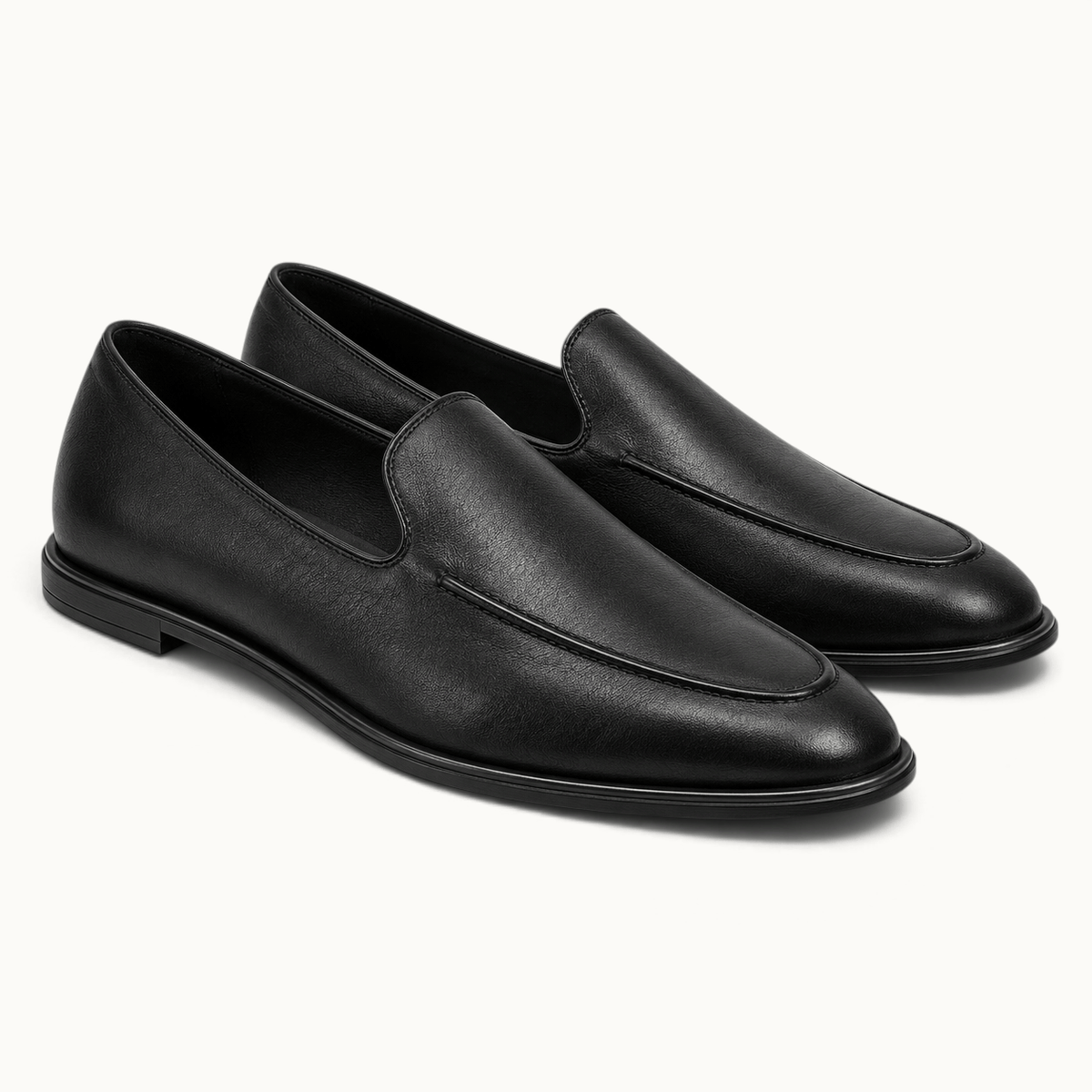 montelore-souliers Mocassins En Cuir Sans Lacets