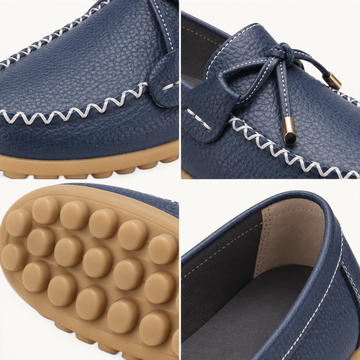 montelore-souliers Mocassins En Cuir Souples