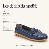 montelore-souliers Mocassins En Cuir Souples