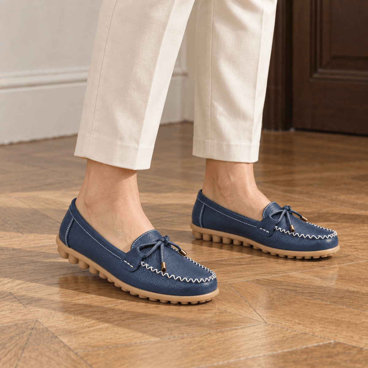 montelore-souliers Mocassins En Cuir Souples