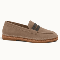 montelore-souliers Mocassins En Cuir Suédé Plats